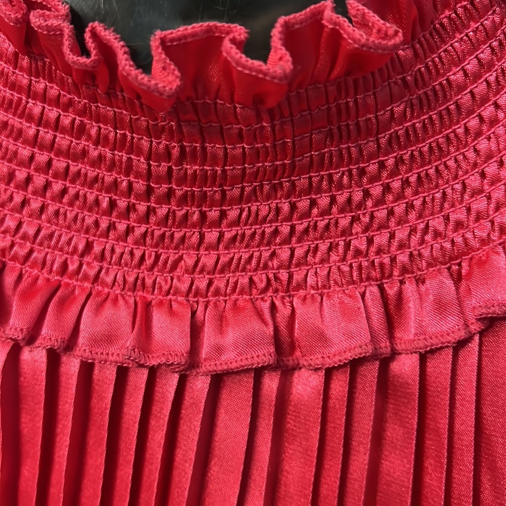 Essentials By Milano High Collared Polyester Pin … - image 2